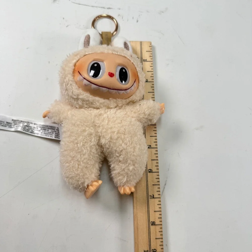 POP MART Labubu The Monsters Exciting Macaron Soymilk Plush Pendant Keychain